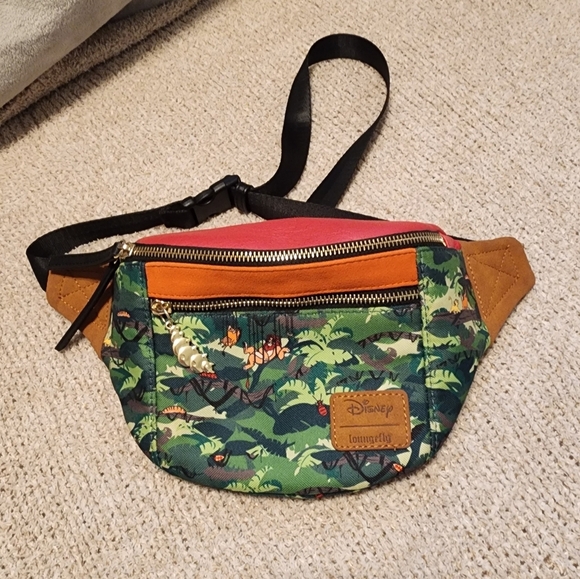 Loungefly Disney The Lion King Jungle Fanny Pack Limited Edition One Size - Picture 1 of 3